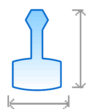 Etikettenmaße für Honig
