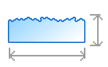 Maße des Honigetiketts